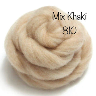 Felt Fast Needle Felting Wool- Whites, Creams, Tans, Browns