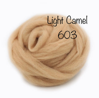 Felt Fast Needle Felting Wool- Whites, Creams, Tans, Browns