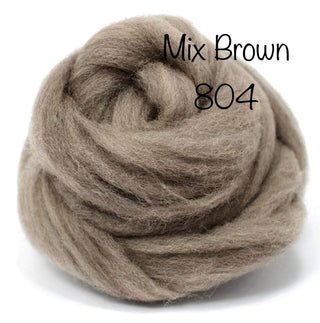 Felt Fast Needle Felting Wool- Whites, Creams, Tans, Browns