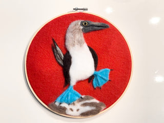 2026 Blue Footed Booby Bird Sculpting Wine & Wool Class March 28, 2026 12-4:30pm