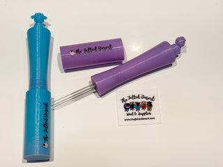 Felted Desert Sheep Needle Felting Pen Style Holder with Cap