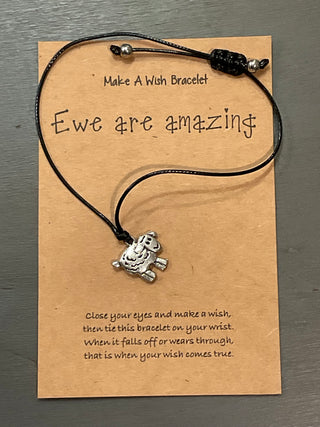 Ewe Are Amazing Make A Wish- Sheep Bracelet