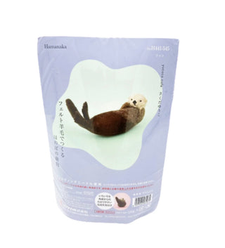 Hamanaka Needle Felting Kit- Sea Otter (Japanese Kit - with English Translation)