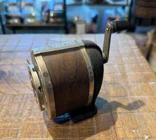 Vintage Woodgrain Boston Pencil Sharpener