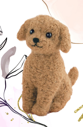 Hamanaka Needle Felting Kit- Toy poodle (English Instructions)