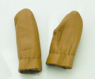 Leather finger guards/protectors (1-PAIR)