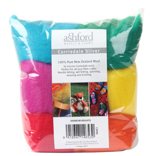 Ashford Corriedale Theme Pack - “Rainbow Brights" Collection