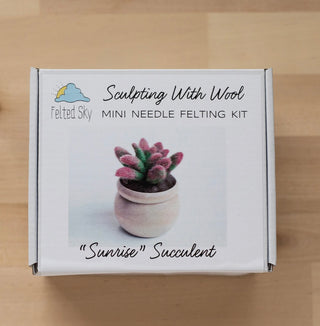 Sunrise Succulent Felting Kit (Level 1 Kit)