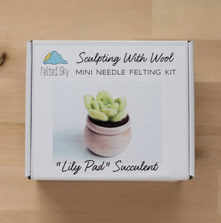 Lily Pad Succulent Felting Kit (Level 1 Kit)