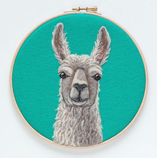 Artist Dani Ives' Llama Needle Felting Kit- (Level 2 Kit)