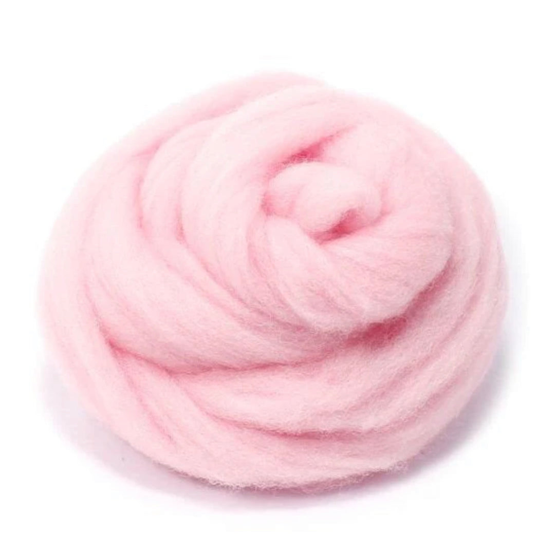 Woolbuddy Needle Felting 100 Woolen Mat Pink