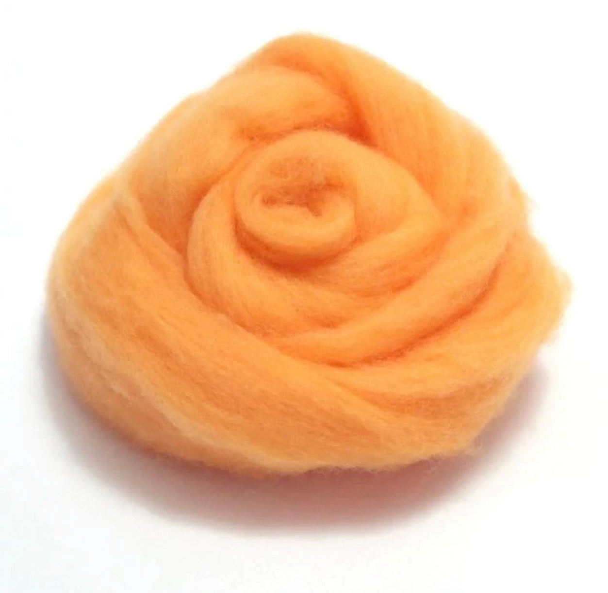 Orange Colors of Wool for Needle Felting | .5 ounce