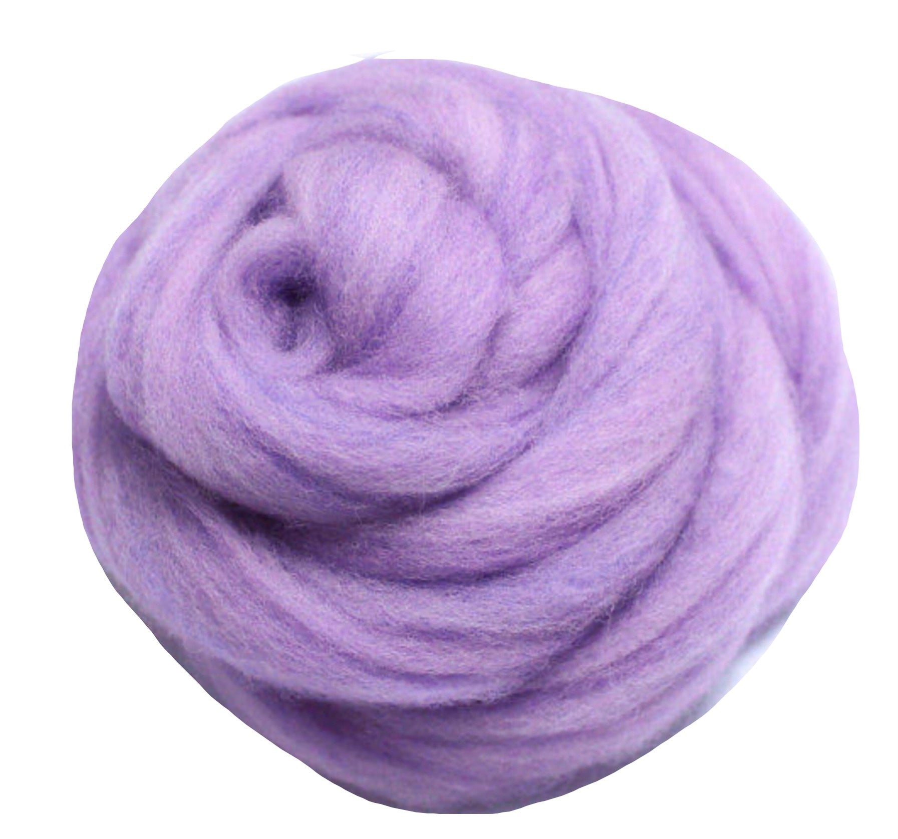 Needle Felting Wool Batting Batts Violet Purple Heather 