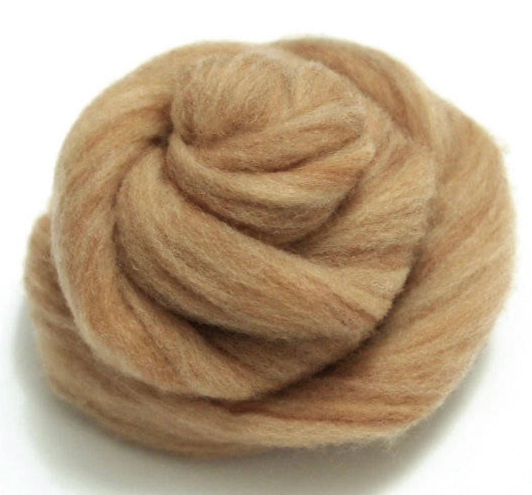 M01903-FS MOREZMORE Wool for Needle Felting 3 Color Pack Ivory Amber Brown  Tan