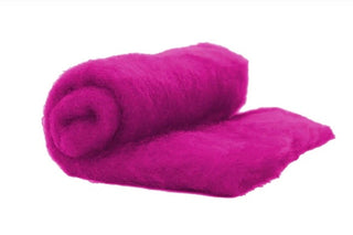 WOW Carded Batts 100% Perendale Wool Rolls- Pinks, Reds, Oranges, & Yellows