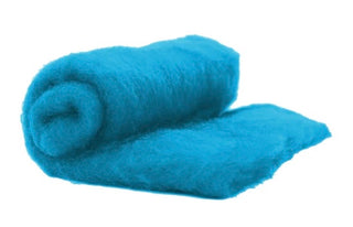 WOW Carded Batts 100% Perendale Wool Rolls- Blues, Greens, Purples